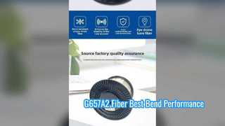 Fibre G657A2 La solution ultime pour les câbles insensibles aux courbures