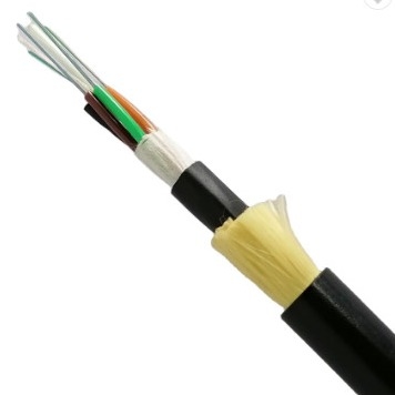 câble optique autosuffisant de fibre de diélectrique de fil de 24cores ADSS G652D Aramid