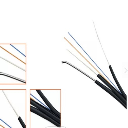 1 veste du porteur central G657A LZSH de fil d'acier de câble d'interface du noyau FTTH