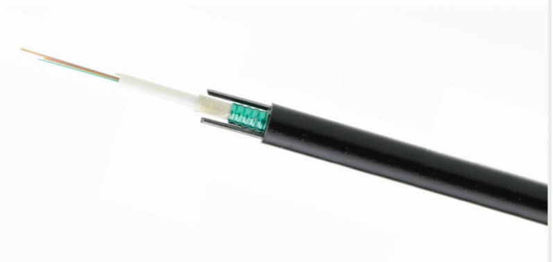 Cable à fibre optique extérieur GYXTW 12 cœurs Uni-tube Light Aerial blindé mode unique