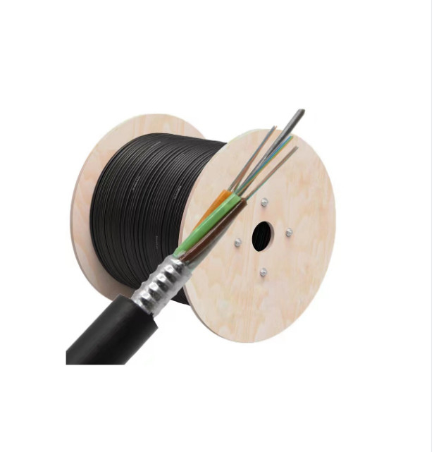 2-12 cœurs GYXTC8A câble aérien câble à fibre optique Figure-8 Forme