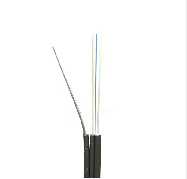FTTH Membre de résistance en FRP extérieur à l'intérieur GJYXFCH 1/2 câble à goutte optique en fibres