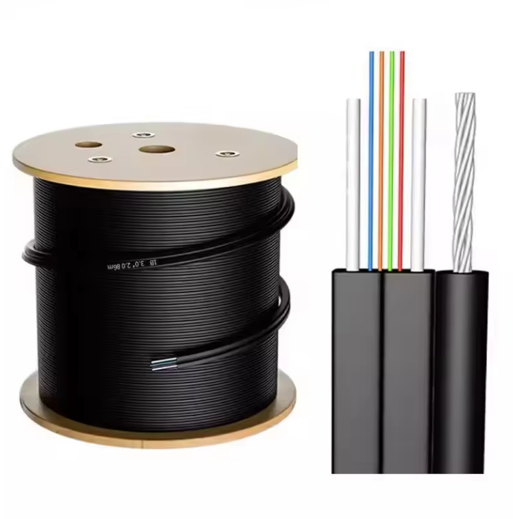 GJYXFCH 4 fibres FTTH intérieure extérieure FRP membre de résistance câble optique