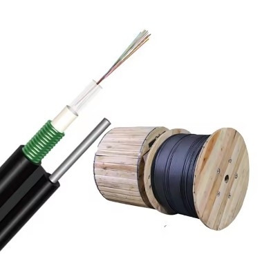 Figure 8 Fil de messagerie 12 cœurs câble à fibre optique Gyxtc8a/S câble à fibre optique