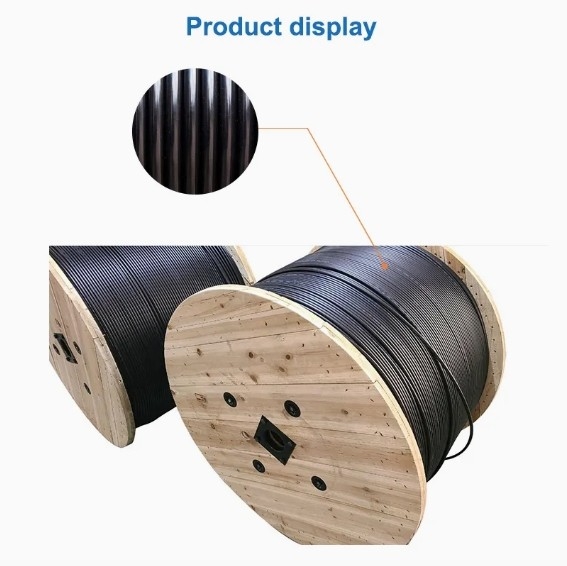 Cable blindé en fibre optique en PE ou en LSZH à l'extérieur avec bouclier en fibre et en ruban d'acier G652D