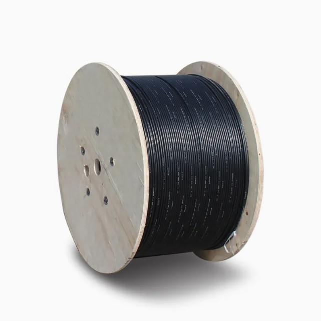 Résistance à l'écrasement élevée Installation de câble en fibre de bois en alliage d'aluminium câble blindé GYTA53