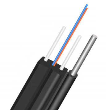 Mode unique 4 Cœur Intérieur G657A Lszh Cable à fibre optique Extérieur FTTH Drop Cable