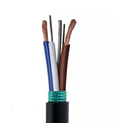 Câble optique composé hybride 2*0.5mm de fibre de puissance de YTTX