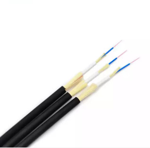 Fil engainé par double de YTTX FTTH Aramid autour de câble à fibres optiques