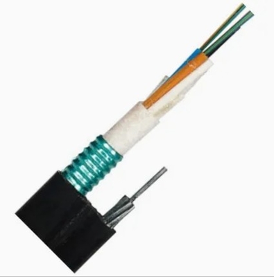 Cable blindé en fibre optique en PE ou en LSZH à l'extérieur avec bouclier en fibre et en ruban d'acier G652D