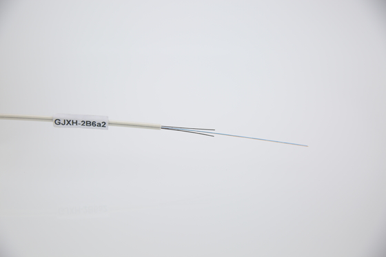 Introduction du câble optique en forme de papillon